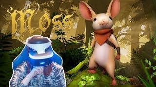 SO CUTE I'M CRYING - MOSS  PS4 PSVR Walkthrough Gameplay Part 1 - Must Own PSVR Game!