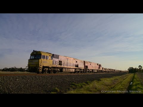 3PM4 Steel Train With NR89 & NR75 "The Ghan" (24/7/2020) - PoathTV Australian  Railways