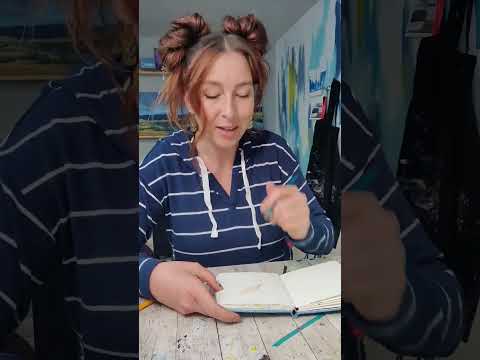 who knew 3 brush strokes would go so far??? #watercolor #watercolorbird