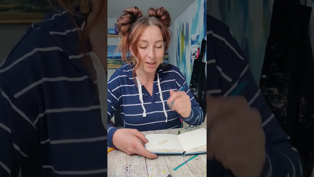 who knew 3 brush strokes would go so far??? #watercolor #watercolorbird