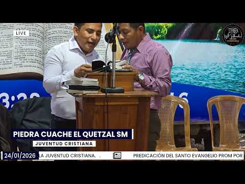 PREDICACIÓN PROM POR LA JUVENTUD CRISTIANA ALDEA PIEDRA CUACHE EL QUETZAL SM