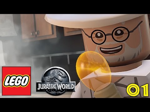 LEGO JURASSIC WORLD Gameplay Walkthrough Part 1 - "I LOVE JURASSIC PARK!!!" (1080p HD PC)