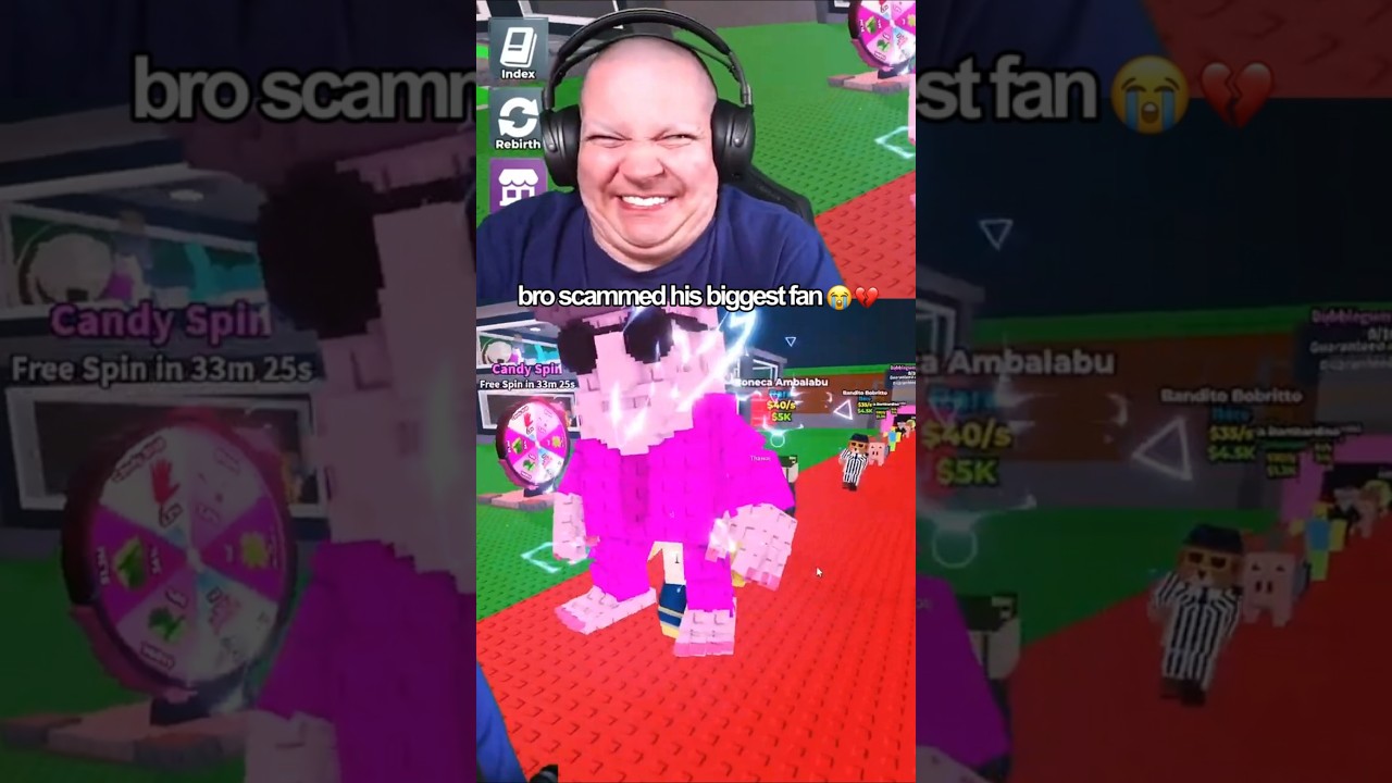 bro had NO regret scamming 😭 #steak #roblox #stealabrainrot