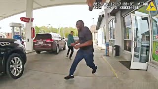 Knoxville Police Officer Shoots Man Armed With 2 Knives at a Gas Station