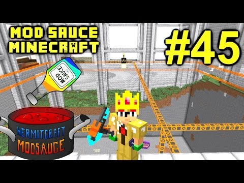 Minecraft Mod Sauce Ep. 45 - New Solars & Quarry Plus !!! ( HermitCraft Modded Minecraft )