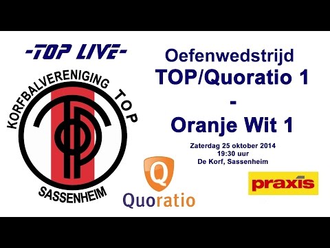 Oefenwedstrijd TOP/Quoratio 1 tegen Oranje Wit 1.