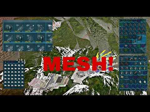RAIDING Crystal Isle MESH base |Ark Official Small Tribes|