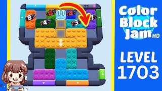 Solution du Niveau 1703 de Color Block Jam