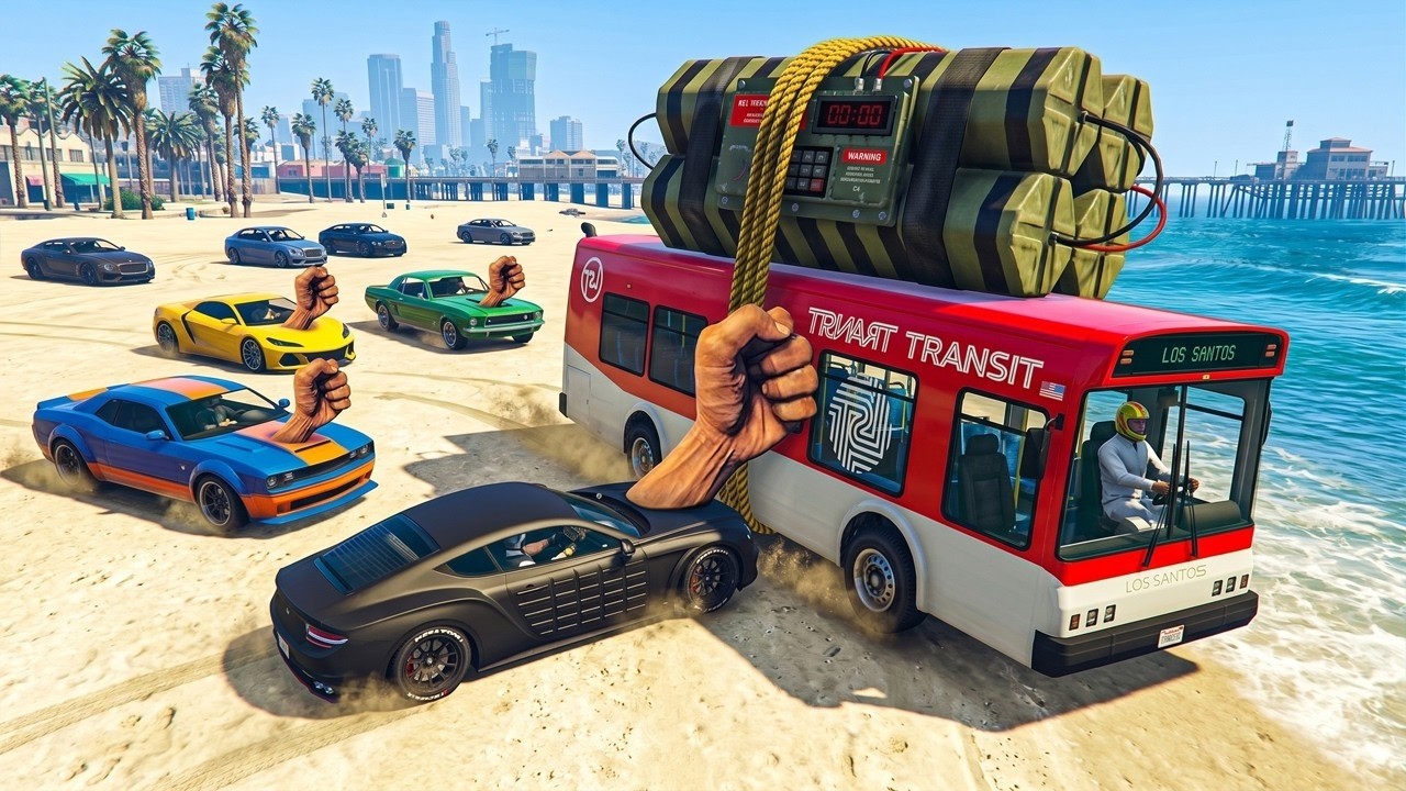 SI FRENAS EXPLOTAS PERO NO ES LO QUE PARECE!! - GTA 5 ONLINE