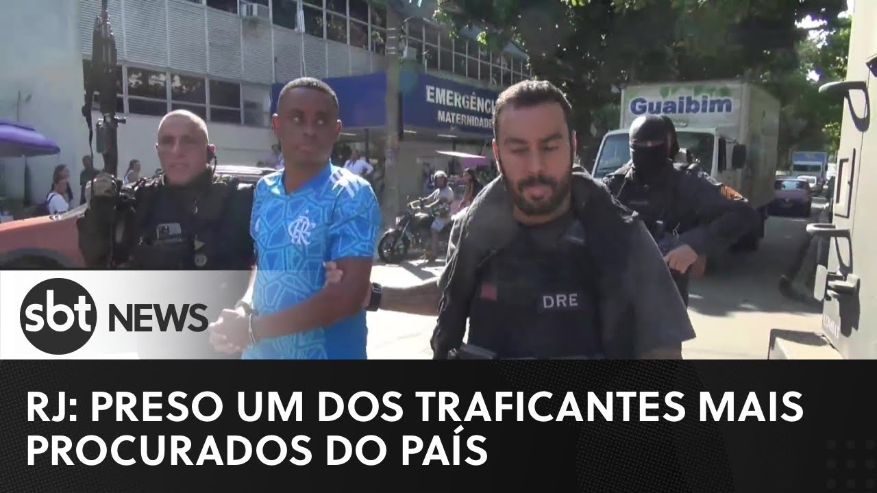 RJ: operação prende um dos traficantes mais procurados do país | #SBTNewsnaTV (06/04/23)