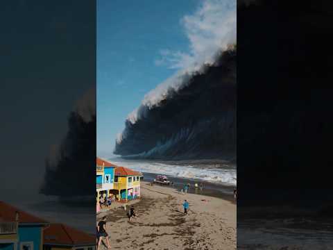 The World's Biggest Tidal Wave Ever Caught on Camera!!