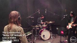 The Greenhornes "Better Off Without It" Live at KDHX 3-22-2011