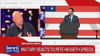 NEWSNATION: CUOMO - SEPTEMBER 30, 2025 - MILITARY REACTS TO PETE HEGSETH SPEECH