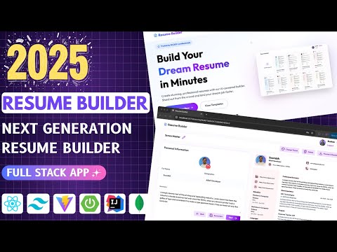 Full‑Stack Resume Builder Tutorial (React + Spring Boot) — Razorpay Payments, JWT Auth, PDF Download
