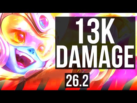 LULU vs SETT (TOP) | 13K damage | KR Challenger | 26.2