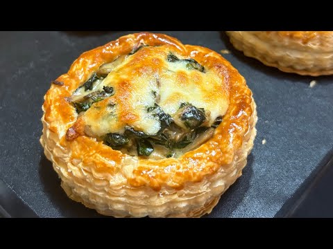 Masterchef te Yapılan 👨‍🍳 🧀 5 Dakikada Volovan Tarifi | Pratik Milföy Lezzeti!