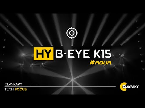 Claypaky Tech Focus - HY B-Eye K15 Aqua