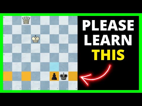 Queen vs Advanced Bishop Pawn Endgame Technique!