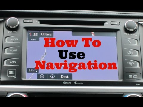 How to Use Entune Navigation