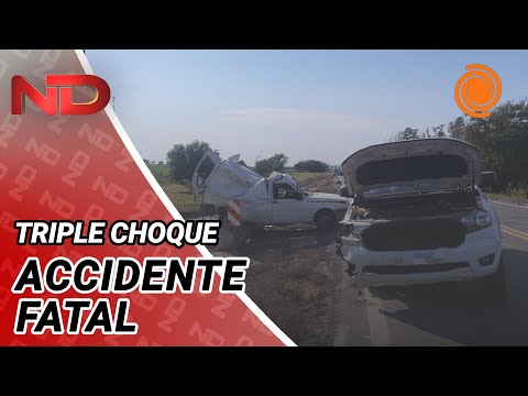 TRIPLE CHOQUE con un MUERTO en Córdoba: en un auto iban hinchas de Belgrano a Rosario