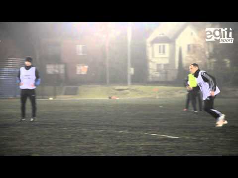 Bramka Przemysława Kozłowskiego w meczu FC Dajtki Olsztyn - Fortuna Gągławki 4:5