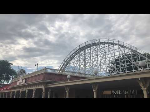 Off-ride footage of a High Roller train