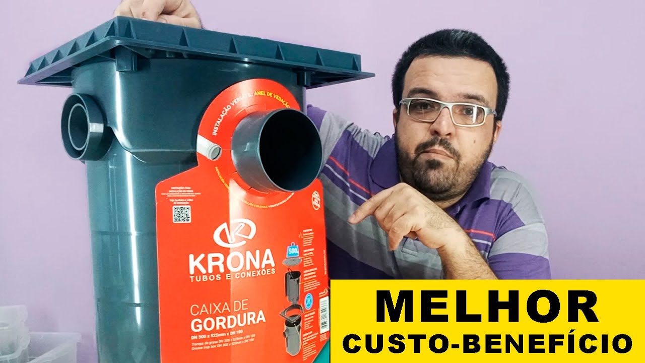 Watch Now Caixa de gordura Krona DN300, ótima opção de caixa de gordura com cesto - #007 Caixa de gordura Krona DN300, ótima opção de caixa de gordura com cesto - #007