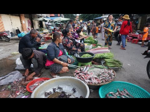 Cambodia Street Market Tours - Evening Activities of Vendors Selling Food & More @Phsa Kandal