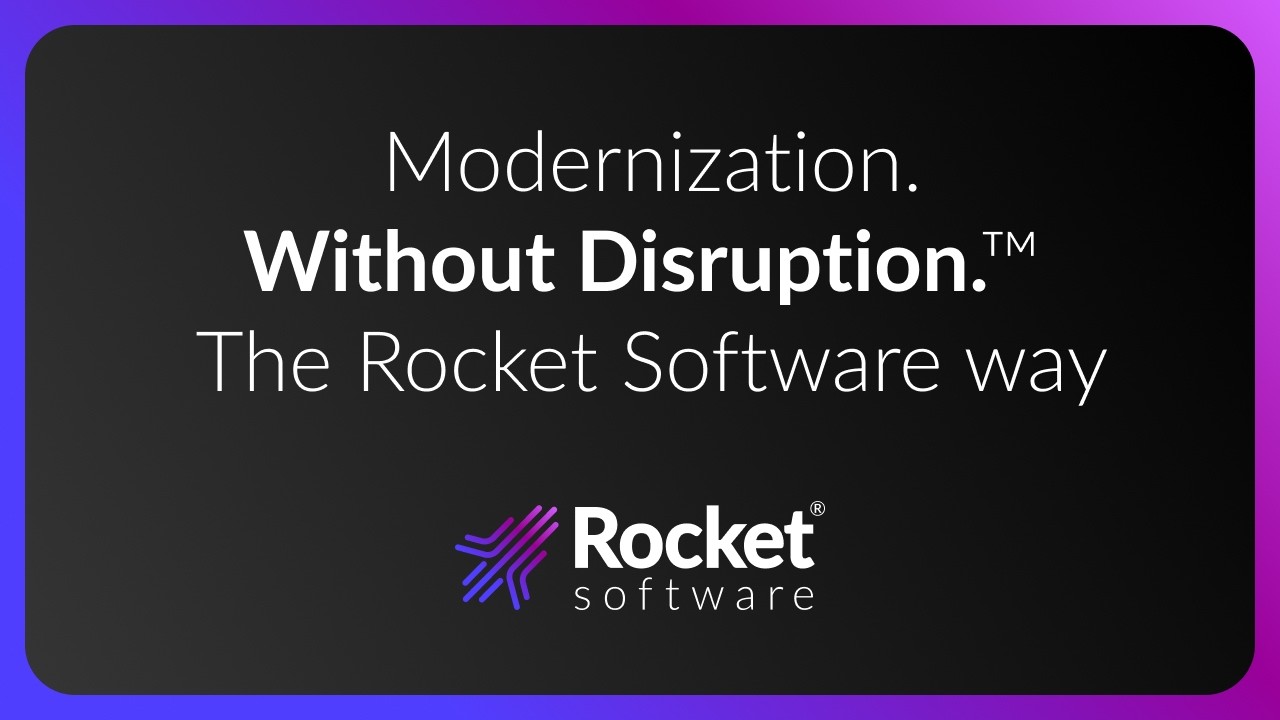 It's time for Modernization. Without Disruption.™
