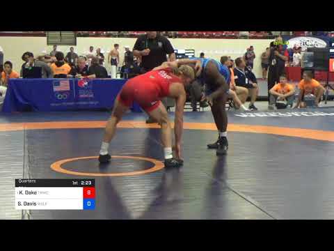 2018 Marine Corps US Open/Senior Men's Freestyle 79 Quarters - Kyle Dake (TMWC) Vs. Stacey Davis (