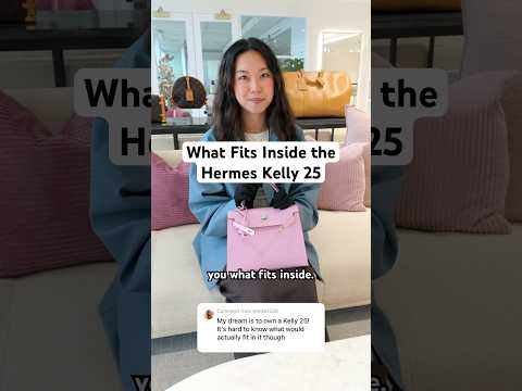 What Fits Inside the Hermes Kelly 25
