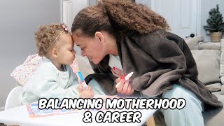 HOW I BALANCE MOTHERHOOD, A FULL TIME JOB & MY SIDE HUSTLE | VLOGMAS DAY 6 2021