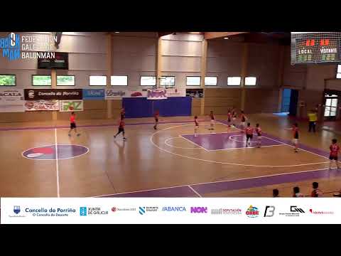 Infantil Masculino. Liga Prata. G:B. J:7. Balonmano Porriño - Balonman Chapela