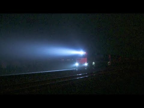 PM4 Steel Train Departs Foggy Gheringhap - PoathTV Australian Railways