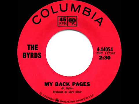 1967 HITS ARCHIVE: My Back Pages - Byrds (mono 45)