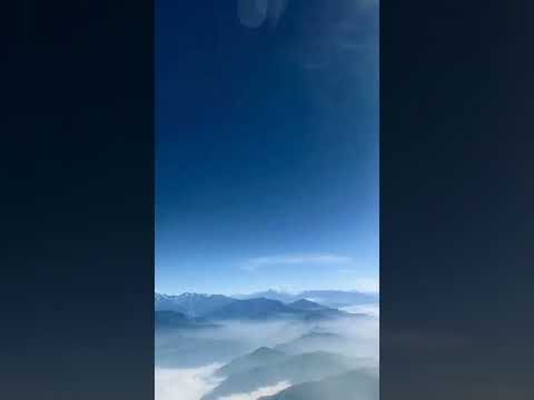 Flying over these mountains🥰❣️🇳🇵 #beauty #nature #mountain #nepal #shorts