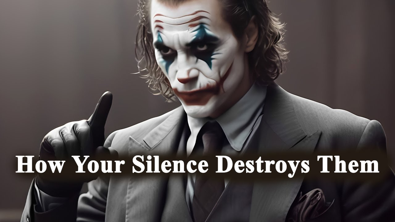 How Your Silence Destroys Them: The Ultimate Revenge