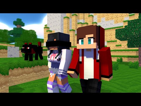 MAIZEN ACCIDENTALLY FALL TO SCHOOL APHMAU FIRST MEET - MINECRAFT ANIMATION #shorts
