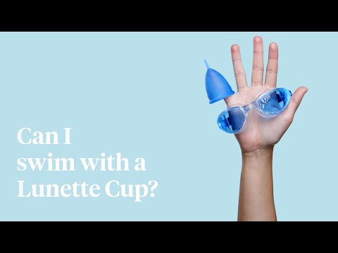 Lunette FAQs | Can I swim with a Lunette Cup?