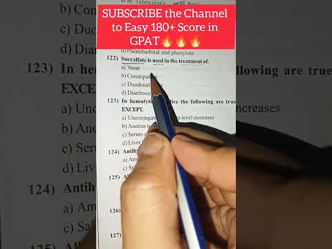 GPAT Preparation for 2024 | How To Crack GPAT exam | Pharmacist GOVT Exam practice ❤️