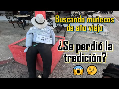 ¿Se perdió la tradición de los MUÑECOS de AÑO VIEJO? salí a buscarlos en el ATLÁNTICO
