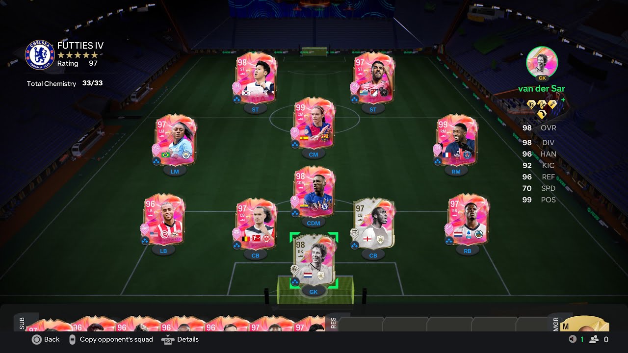 FUTTIES IV - FC 25 Squad Battles Match