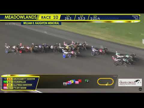 Abuckabett Hanover winning the $428,000 Haughton Memorial