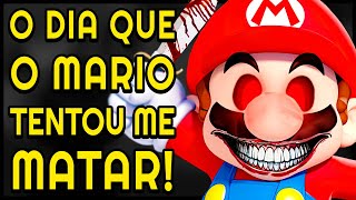 O dia em que o MARIO quis me MATAR! Relato da CREEPYPASTA Super Mario 64 Cartucho B! História Terror