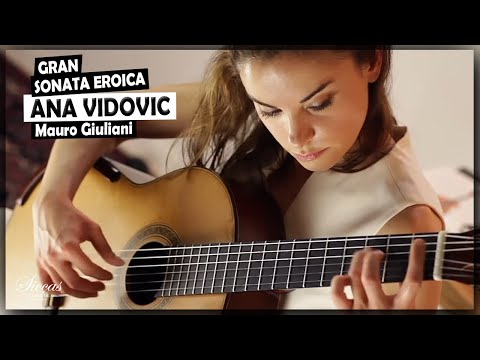 Ana Vidovic plays Gran Sonata Eroica Op. 150 by Mauro Giuliani | @SiccasGuitars
