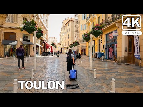 Walking in Toulon, one of the most beautiful coastal cities in France 🇫🇷