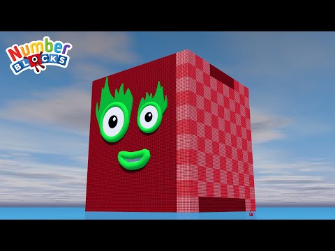 Looking for Numberblocks Cube BIGGEST 100x110x100 is Numberblokcs 1.100.000 MILLION GIANT Number