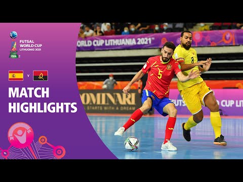 Spain v Angola | FIFA Futsal World Cup 2021 | Matc...