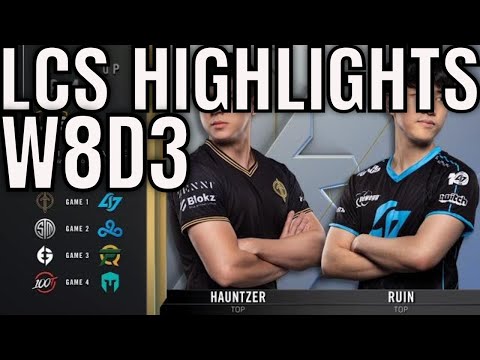 LCS Highlights ALL GAMES Week 8 Day 3 Summer 2020 League Championship Series
