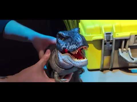 Fire breathing Trex toy Jurassic world rebirth